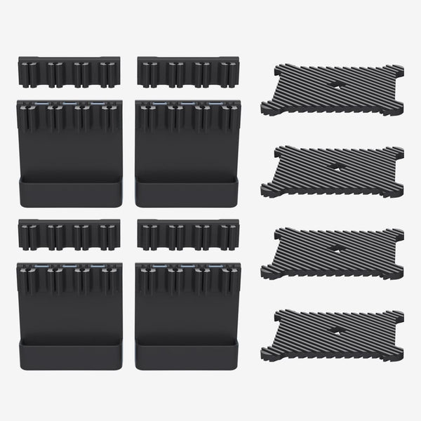 KRYDRUFI 4PCS Brush Holder and Silicone Cleaning Insert Modules - KRYDRUFI - Australia