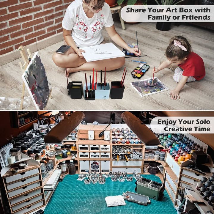KRYDRUFI All - in - One Modular Art Box — Your Ultimate Mobile Battle Station - KRYDRUFI - Australia