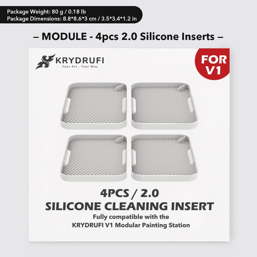 Module — KRYDRUFI 4PCS Silicone Cleaning Inserts